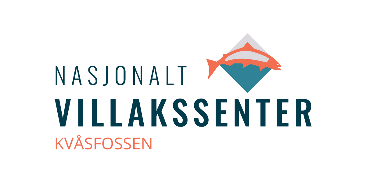 Nasjonalt Villakssenter Kvåsfossen logo
